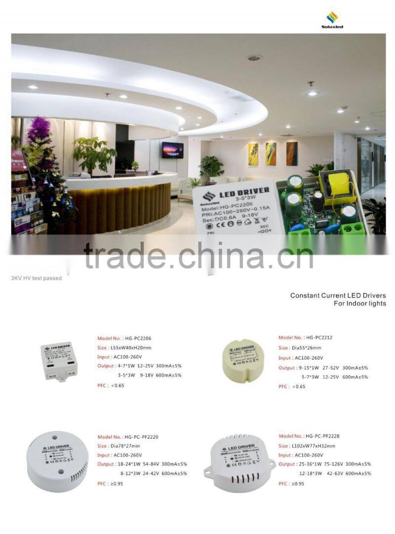 External Plastic Cover 300mA Led driver