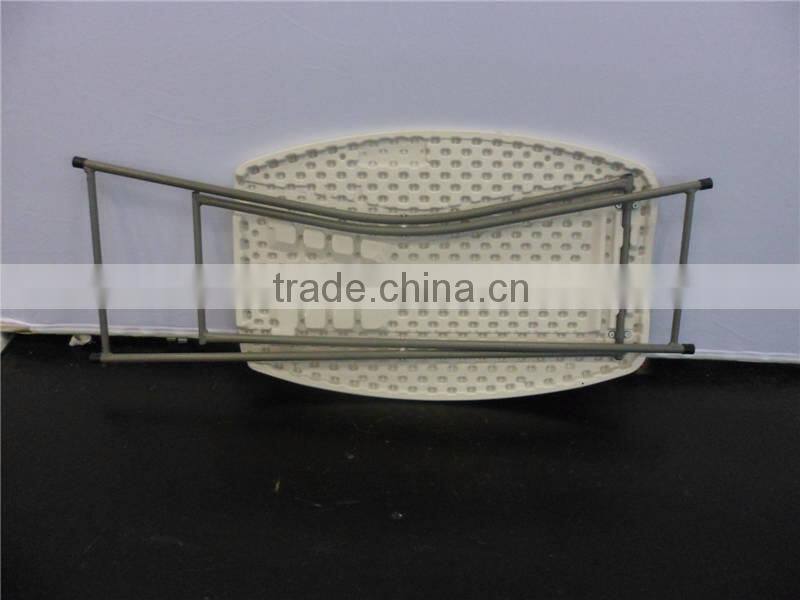 2015 most popular kids folding adjustable blow molding plastic table for dinner use