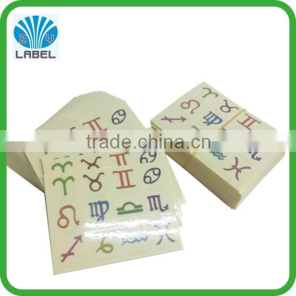 promotional PET adhesive stickers