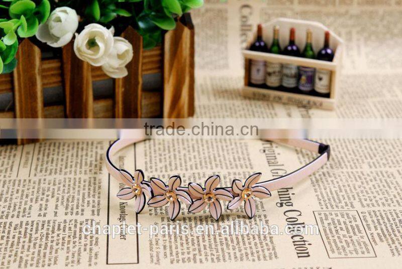 fashion cellulose acetate flowers hairbands