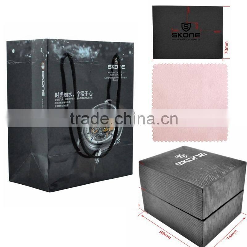 SKONE 7145 stainless steel back water resistant watch