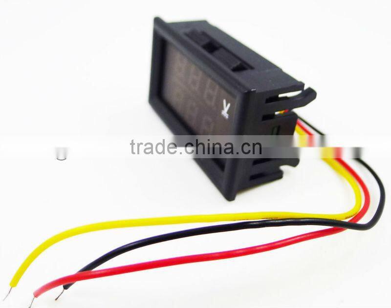 DC 4.5- 30V 0-100A with shunt Digital Voltage Current Meter double Voltmeter and Ammeter