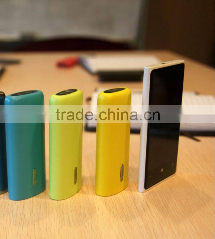 Portable Mobile Power Supply with Flashlight 5200mAh