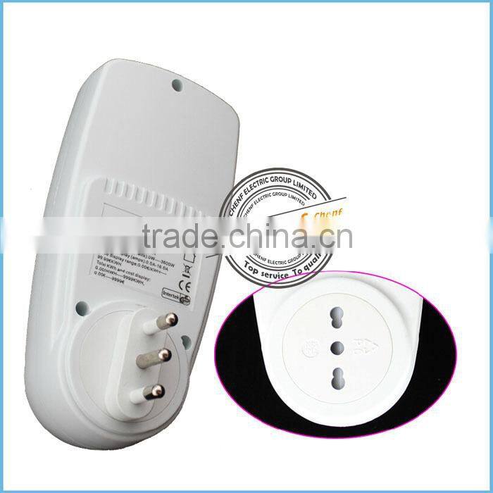 CE Approval Multi-function Italian Plug Socket Digital Power Meter