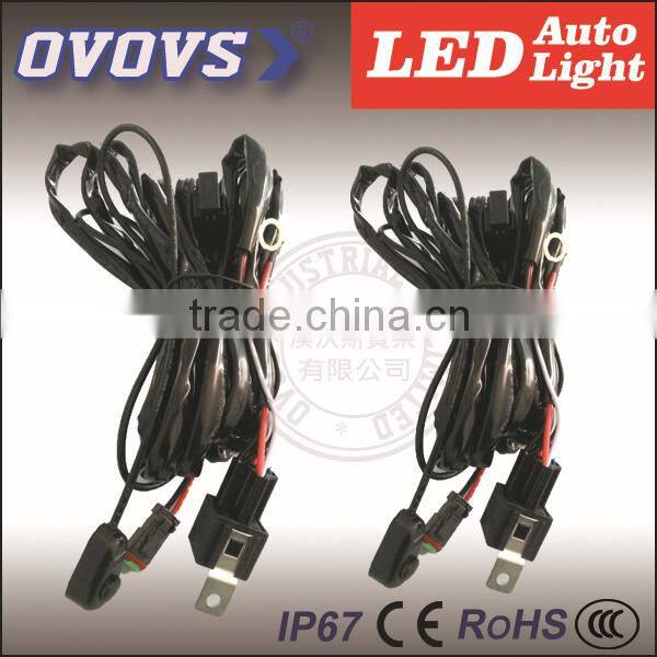 OVOVS High Quality wire harness with switch for LED work lights ,control over 120w