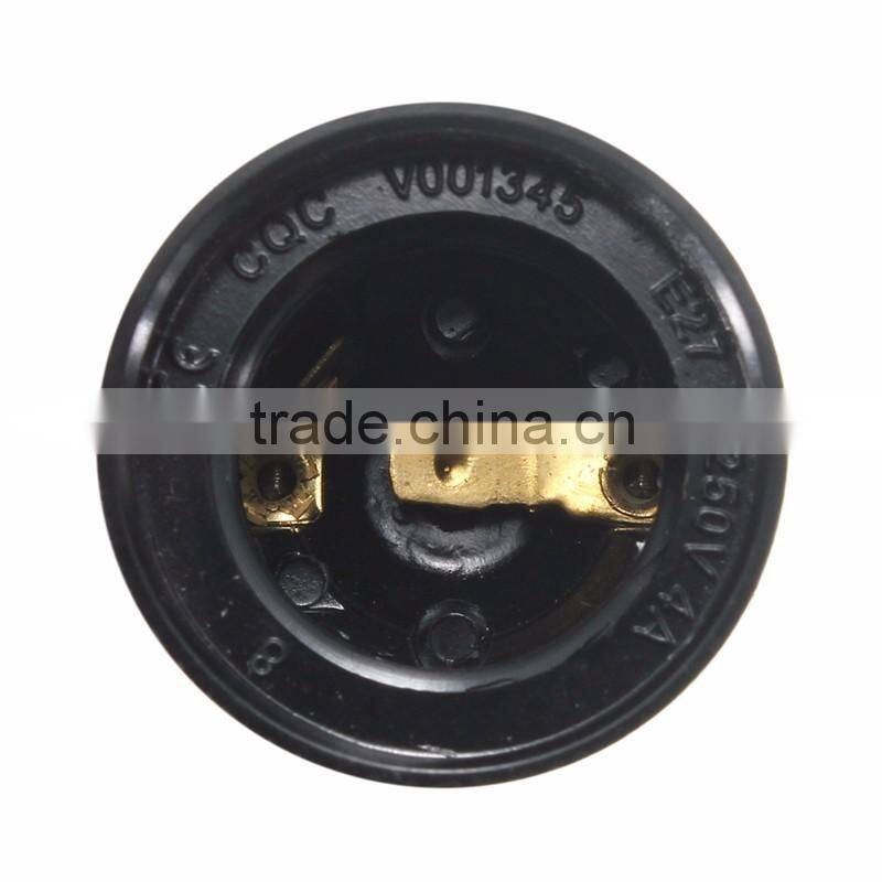 E26 E27 Fabric Cable Edison Pendant Lamp Retro Vintage Industrial Filament Light Bulb Holder Socket Base EU Plug