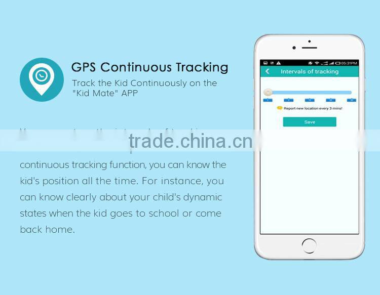 child wrist watch with sos panic button watch gps tracker