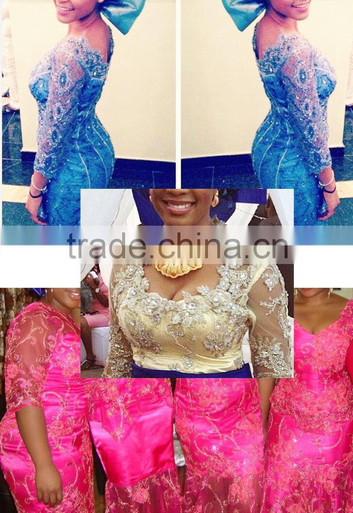 bridal fabric high quality heavy voile lace