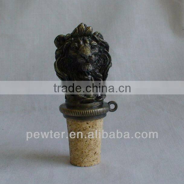 Animal design metal wine bottle stopper