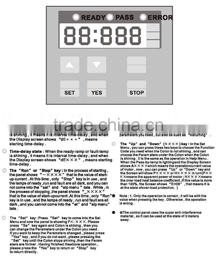 7.5KW 380V 660V energy saving system soft starter for electric motor