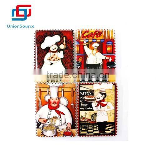 Wholesale Catroon Chef Postage Stamp Shaped Fridge Magnet