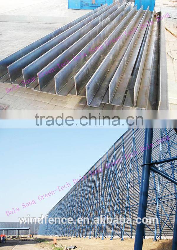 WF-DS045 hot-dip galvanized steel structure steel post for windbreak wall