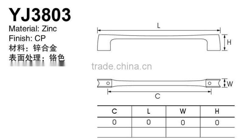 Modern design of cabinet handle, alibaba website handle, china factory handle