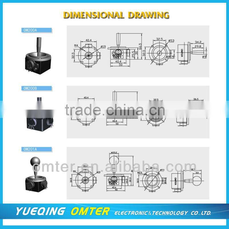 OM201C-M3 potentiometer joystick