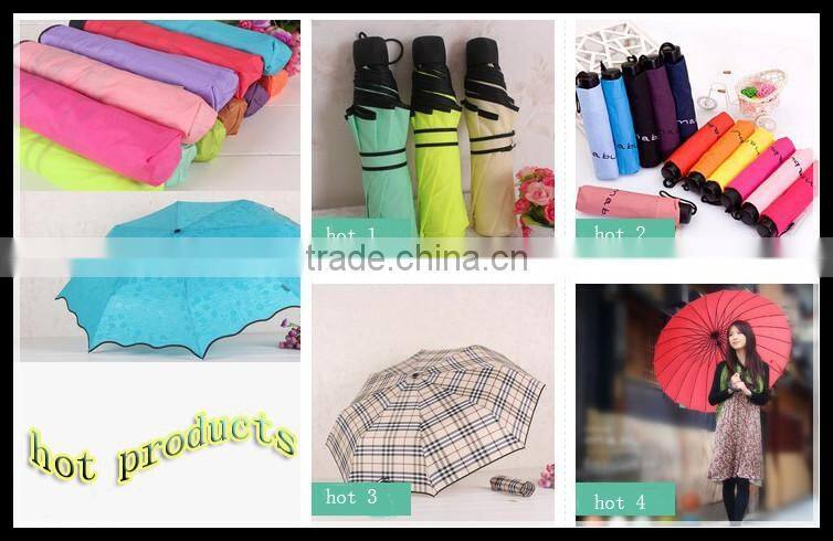 Polyester customized manual open 21"*8K mini umbrella