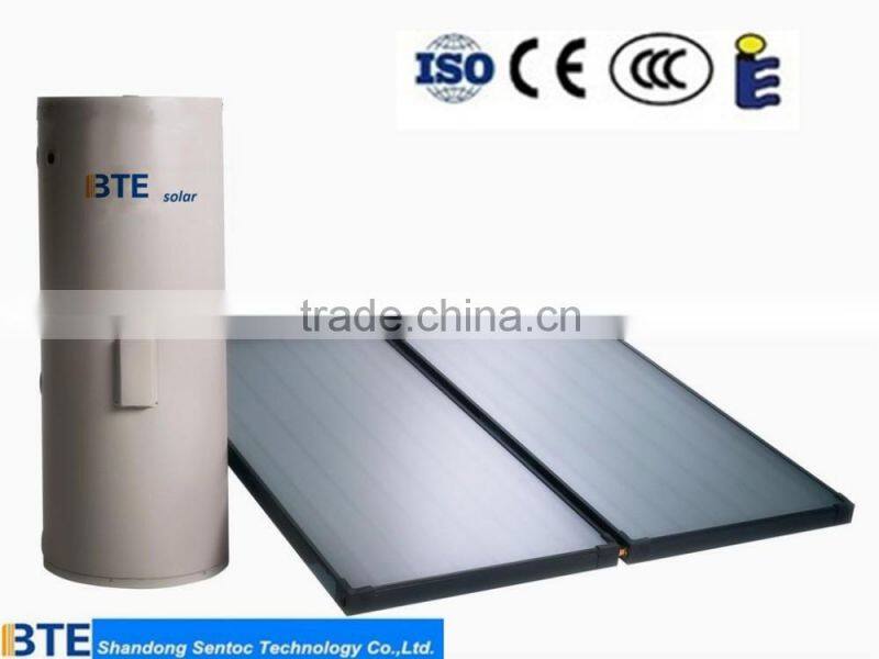 BTE SolarSplit Pressurized Solar Water Heater with CE certificate,Solar Key Mark Certificate