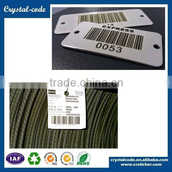 Water resistant RFID custom sticker electronic label