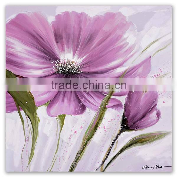 wall decoration products of Handmade Modern Flower Oil Painting