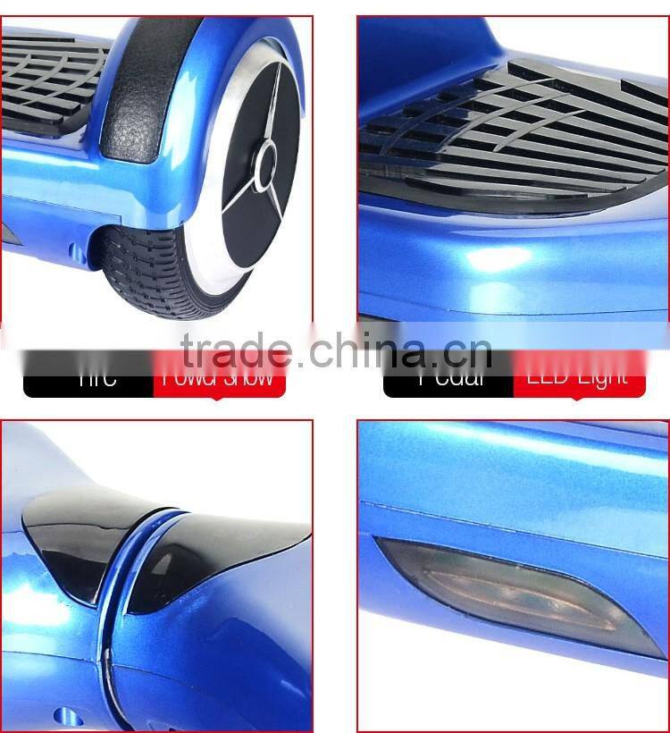 High quality Shenzhen 6.5 inch smart gyro standing electric 2 wheel oxboard