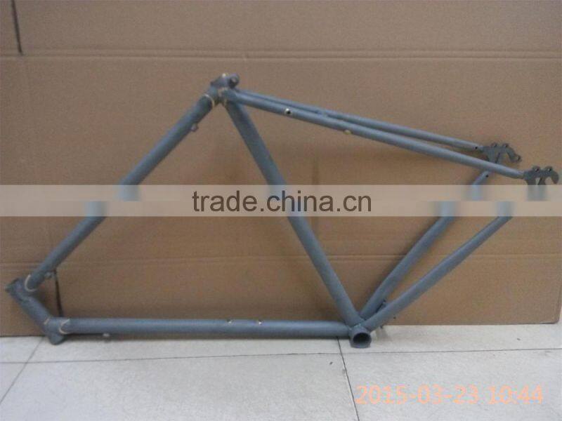 28 inch steel road bike frame w/lugs,w/brazing for sale