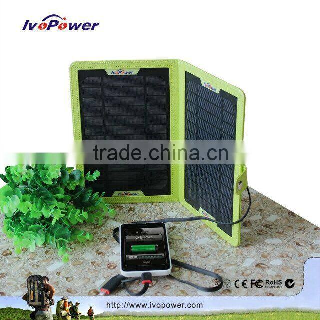Ivopower Universal 7W Foldable Dual USB Solar Charger Bag