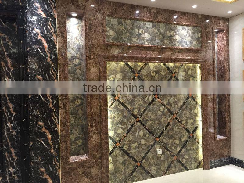 Most Popular High Glossy Marble Colors PVC Panel