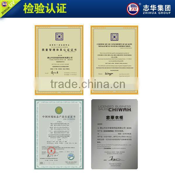 2016 hot sale uv mdf sliding door wardrobes