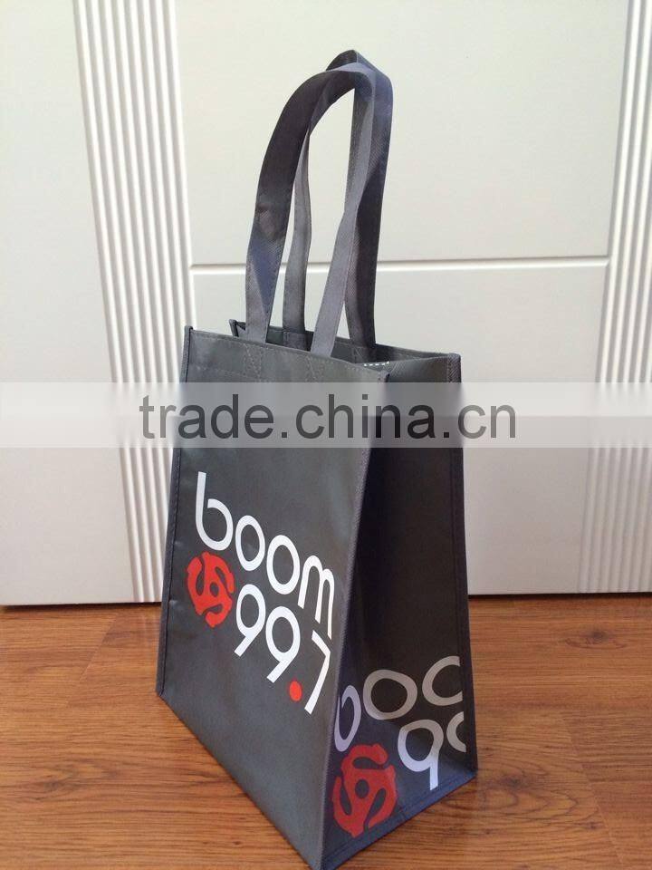 Hand carry bag, wine bag,custom promotional 4 packed bottles wine bag
