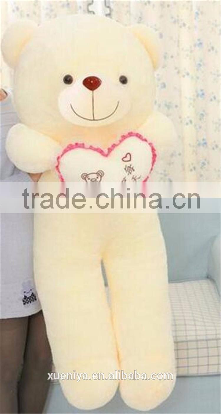 2016 hot sale love plush toy valentine day lovely teddy bear toy