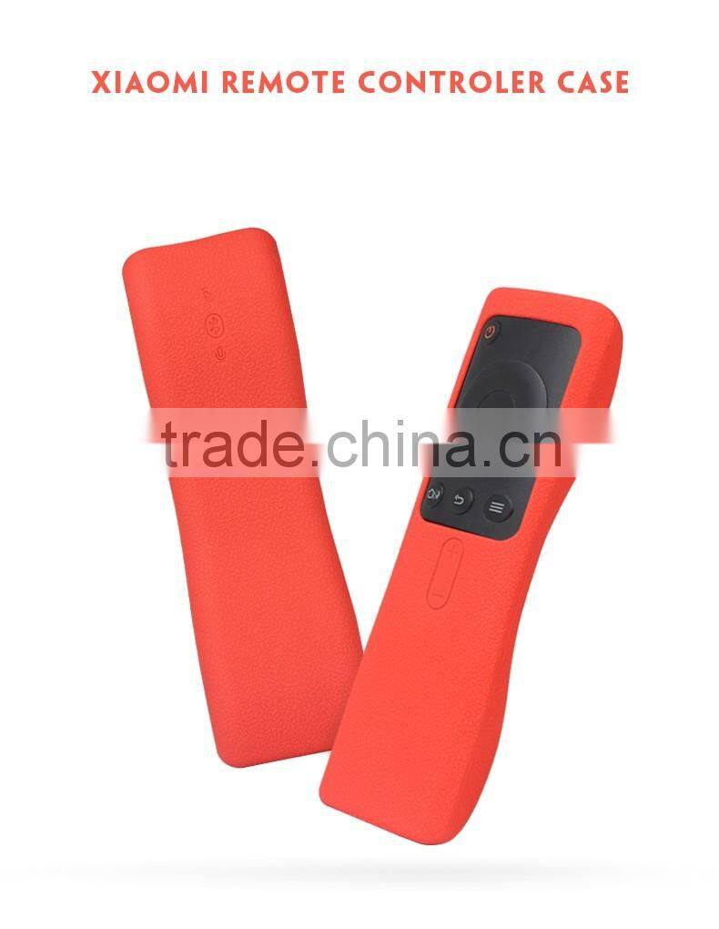 Sikai Patent Perfect Fit Fluorescent Silicone Rub Case Skin For Xiaomi TV controller Protector with hand loop Silicone Case