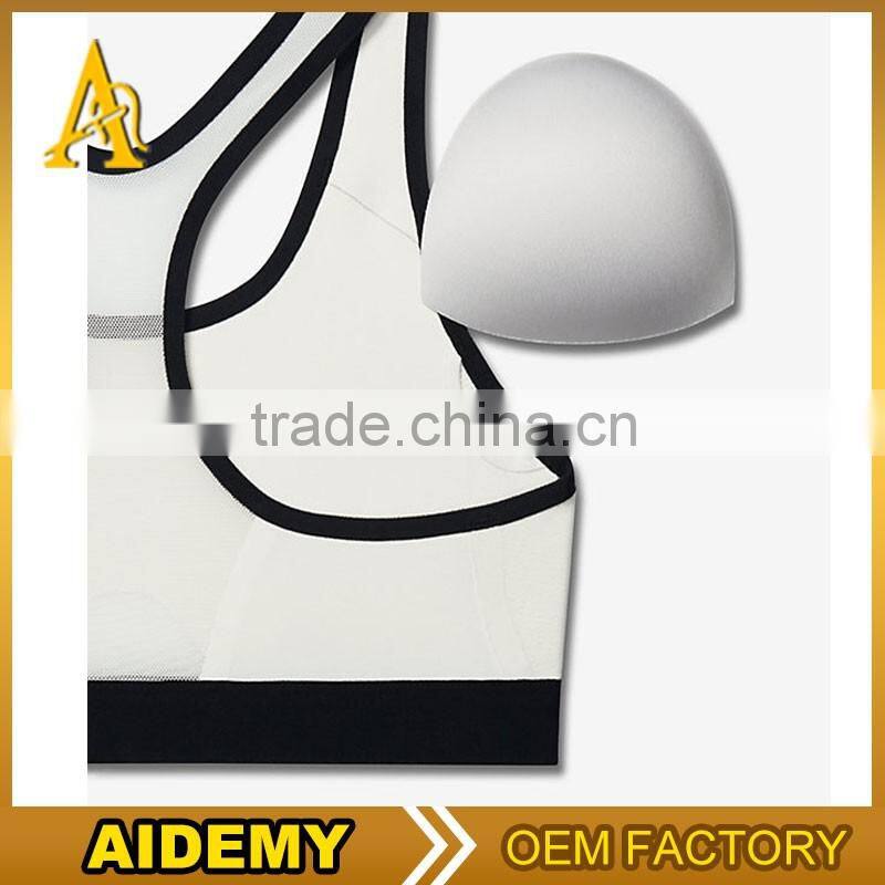 OEM design low price yoga bra cup cotton sports bra