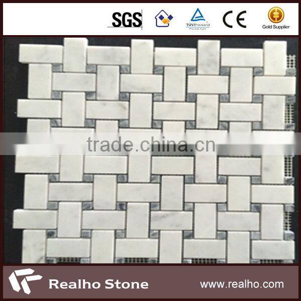 White Marble Mosaic For Tile