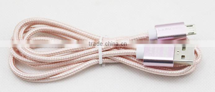 Aluminum alloy charging woven nylon line