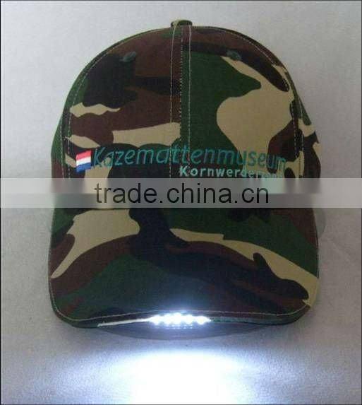 Led fiber optic hats and caps for promotion