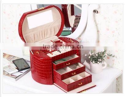 Customized Cardboard Paper fancy suitcase paper box ,suitcase cosmetic box
