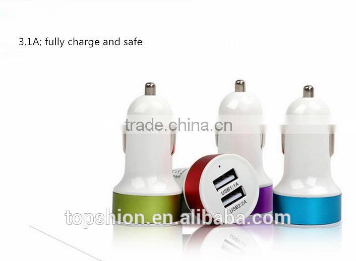 Hot Portable Promotional Custom Logo USB Car Charger