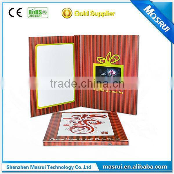 usb video player module for greeting card,video in print lcd