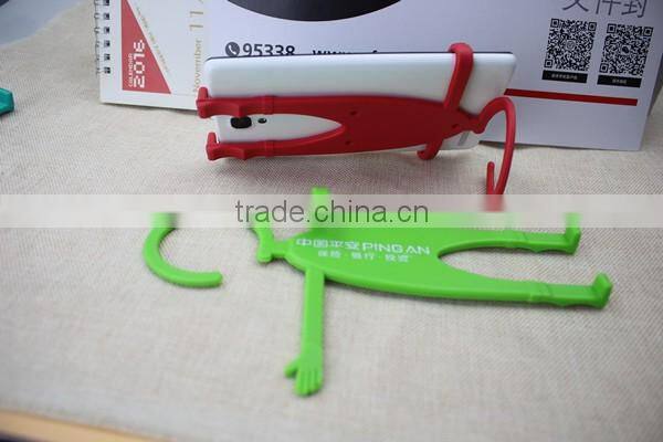 foldable silicone mobile phone stand holder