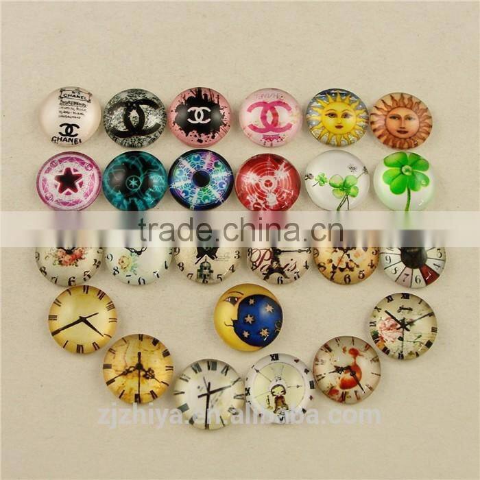 DIY accessoies resin wholesale glass cabochons