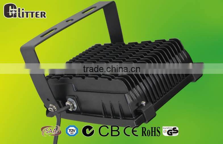 New design hot 50w outdoor 110 volt garden led flood light CRI>80 PF>0.95 with CB GS SAA C-Tick