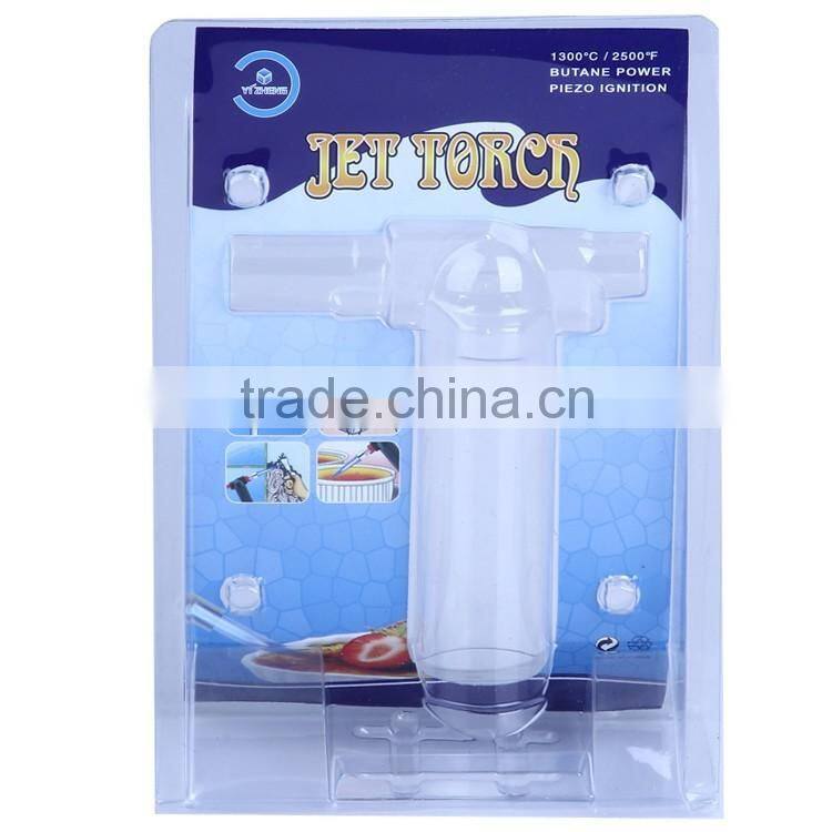 EK-007 High Quality Mini Butane Gas Kitchen Blow Chef Creme Brulee Jet Flame Torch Lighter
