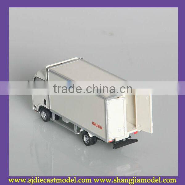 ISUZU truck container model,diecast truck toy models,dongguan diecast scale truck factory