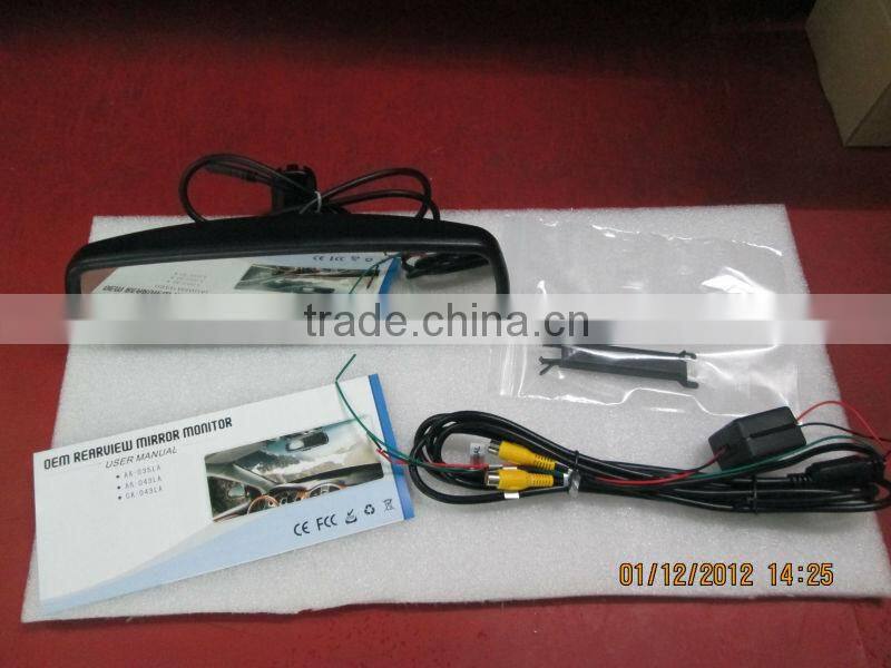 Car use 4.3" rearview mirror special for any car