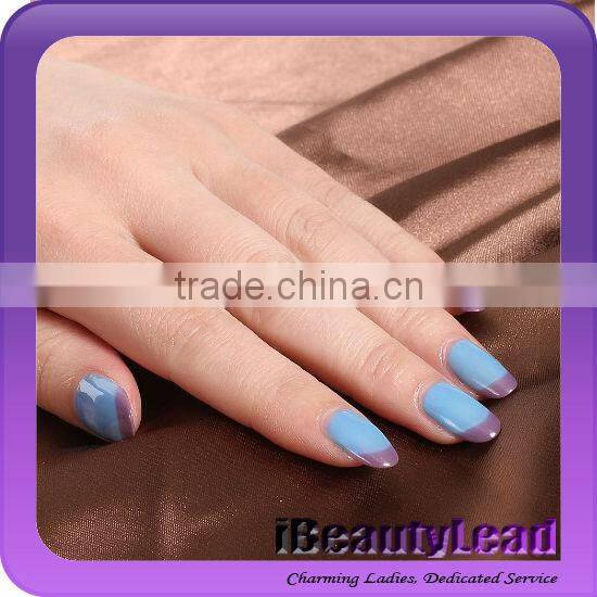 Heat sale color changing nail polish chameleon nail polish with 12 different colors