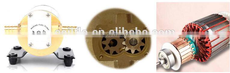 24 Volt DC 14LPM low pressure electric heavy fuel oil transfer pump/gear oil pump