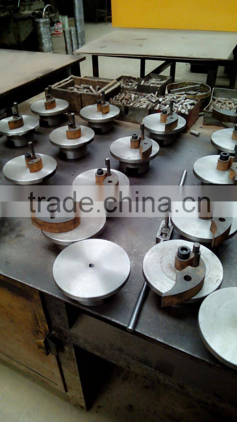 Wrought iron scroll making machines