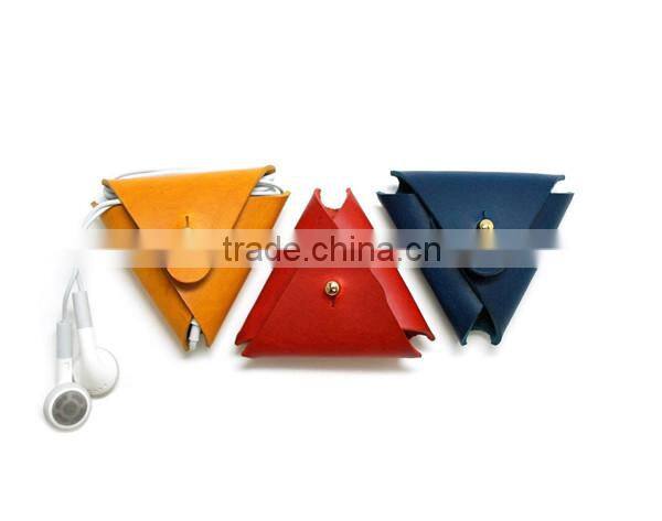 Boshiho leather bluetooth earphone carrying case