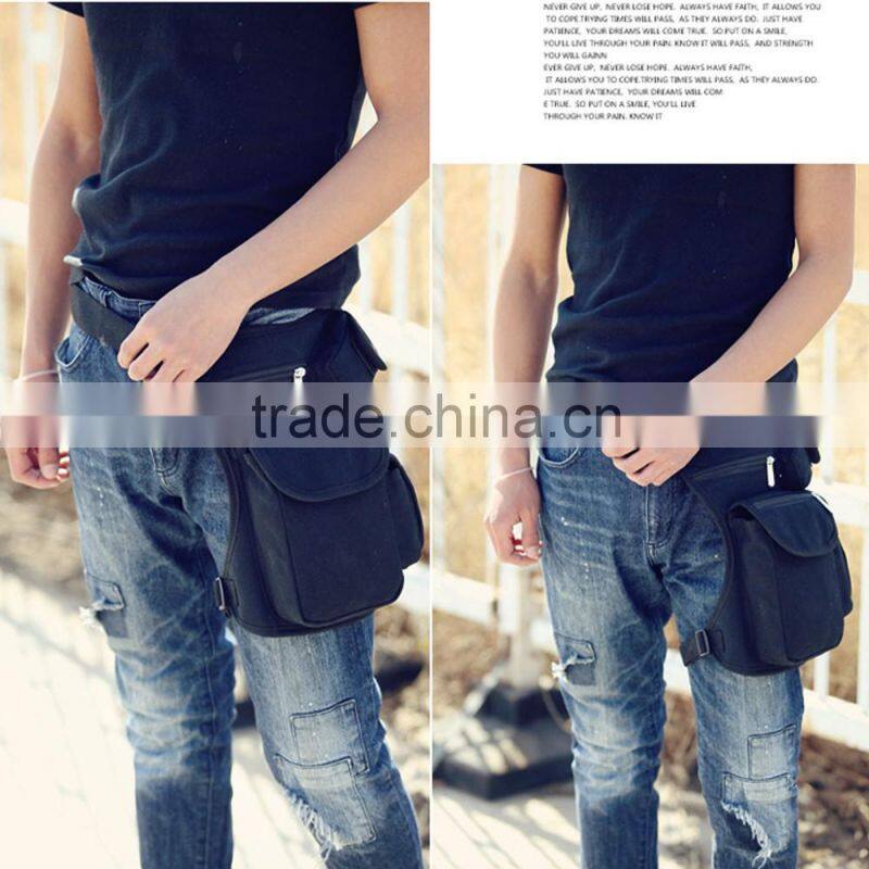 Waterproof oxford Riding Sport waist leg bag with fishing bag