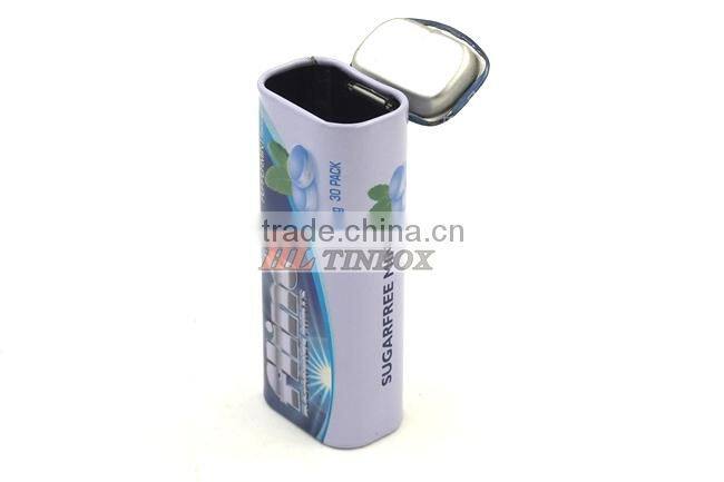 Hinged Mint Tins with Flip Lip