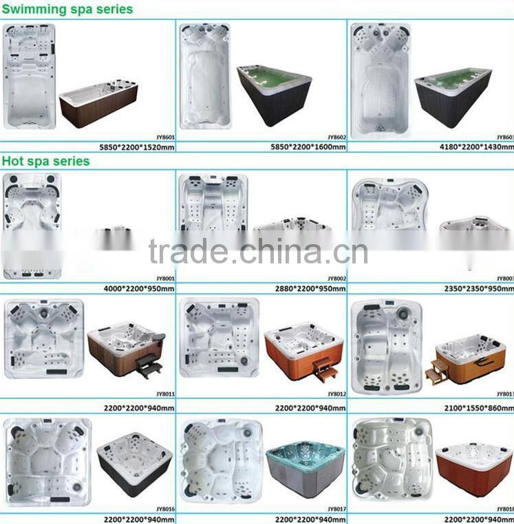 Vigor popular 5 person outdoor spa bathtub,hot tub balboa spa,pools stainless steel nozzle